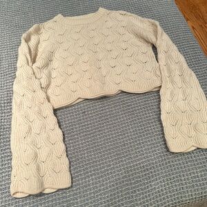 Scalloped sweater
